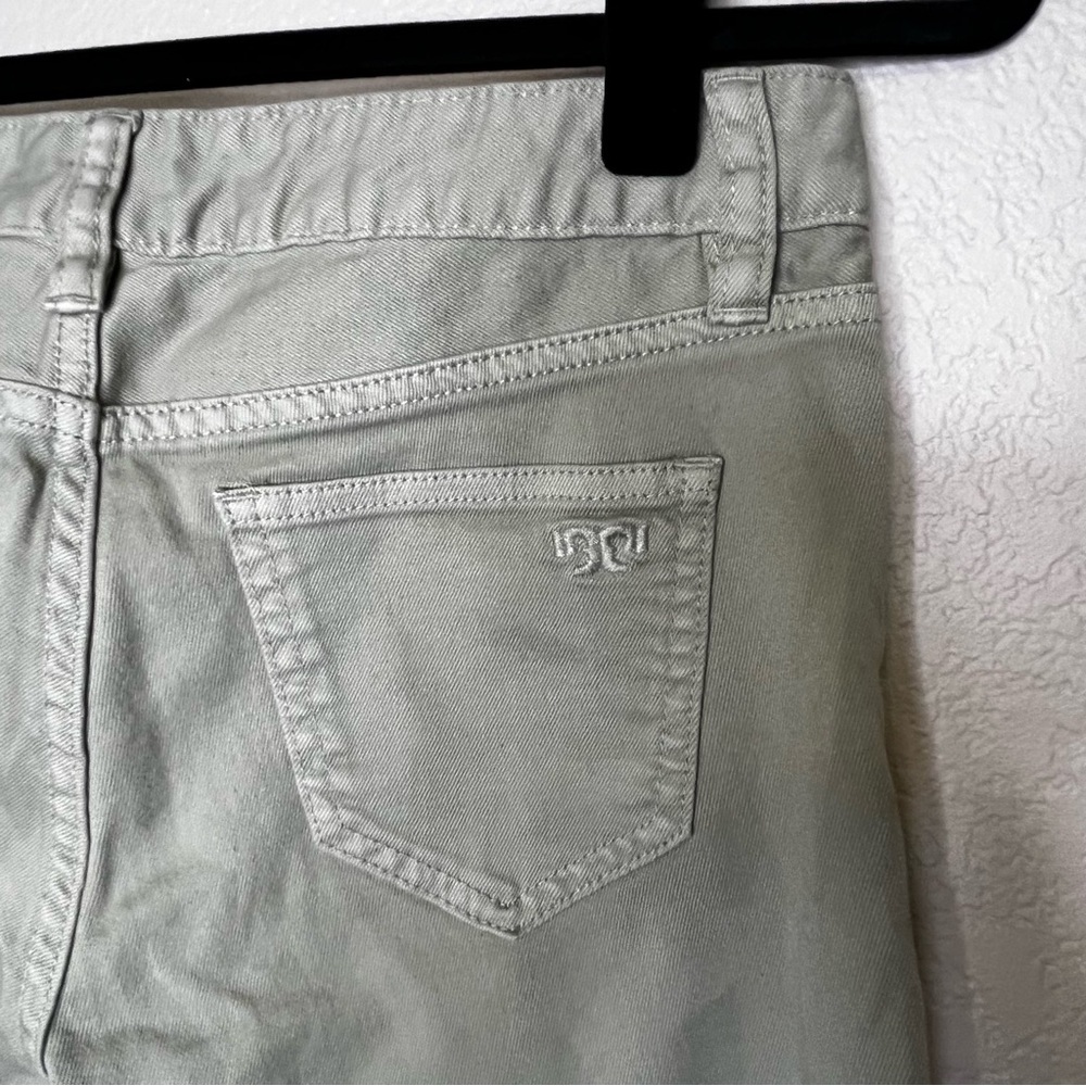 Tory Burch Alexa Cropped Skinny Jeans in Green Size 26 - Picture 8 of 16